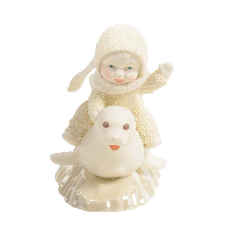Figurine sceau glissant Snowbabies