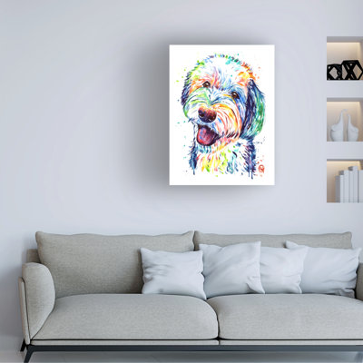 Lisa Whitehouse Sheepadoodle  Canvas Art