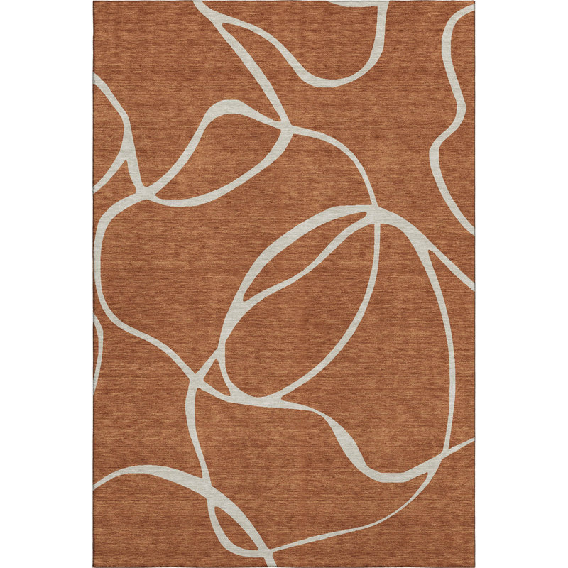 Tapis tourbillon Corum AMF999 lavable à la machine de qualité supérieure, Rectangulaire 3 pi x 5 pi