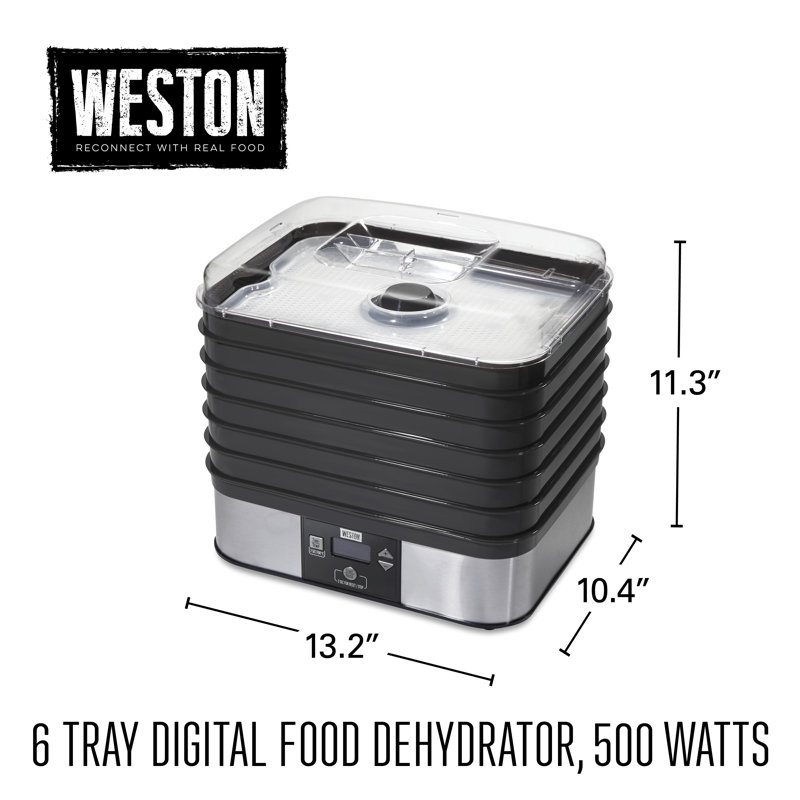 Weston 6 Tray Digital Dehydrator