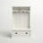 Seaside 40 " Wide Hall Tree with Shoe Storage and Shelves-1926691504