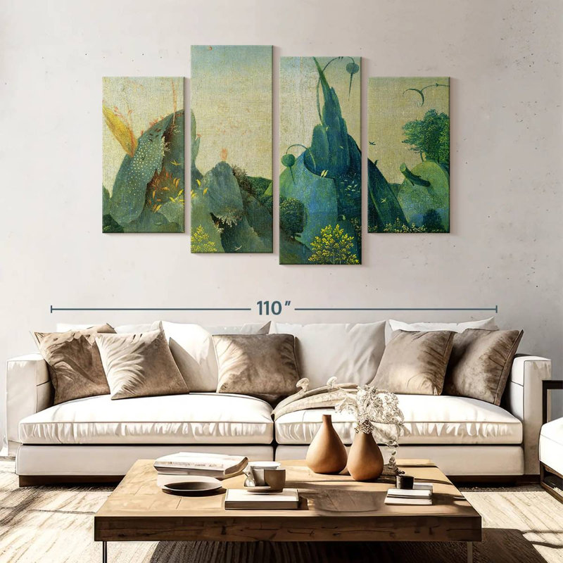 Kelan, le jardin des délices terrestres II, H 54 po x l 84 po
