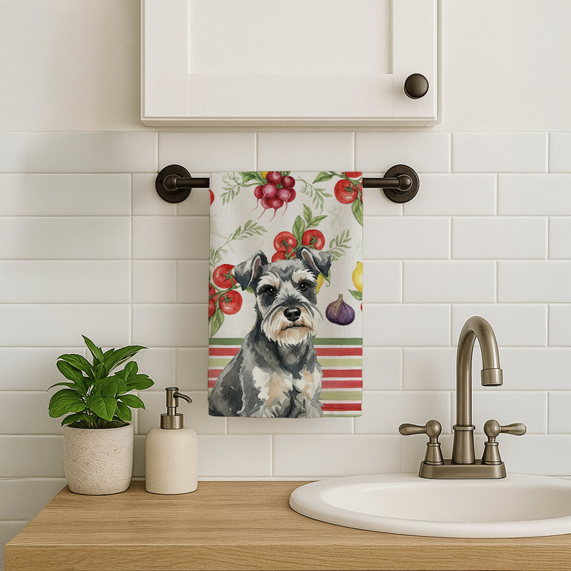 Serviette de cuisine miniature Schnauzer, Miniature Schnauzer