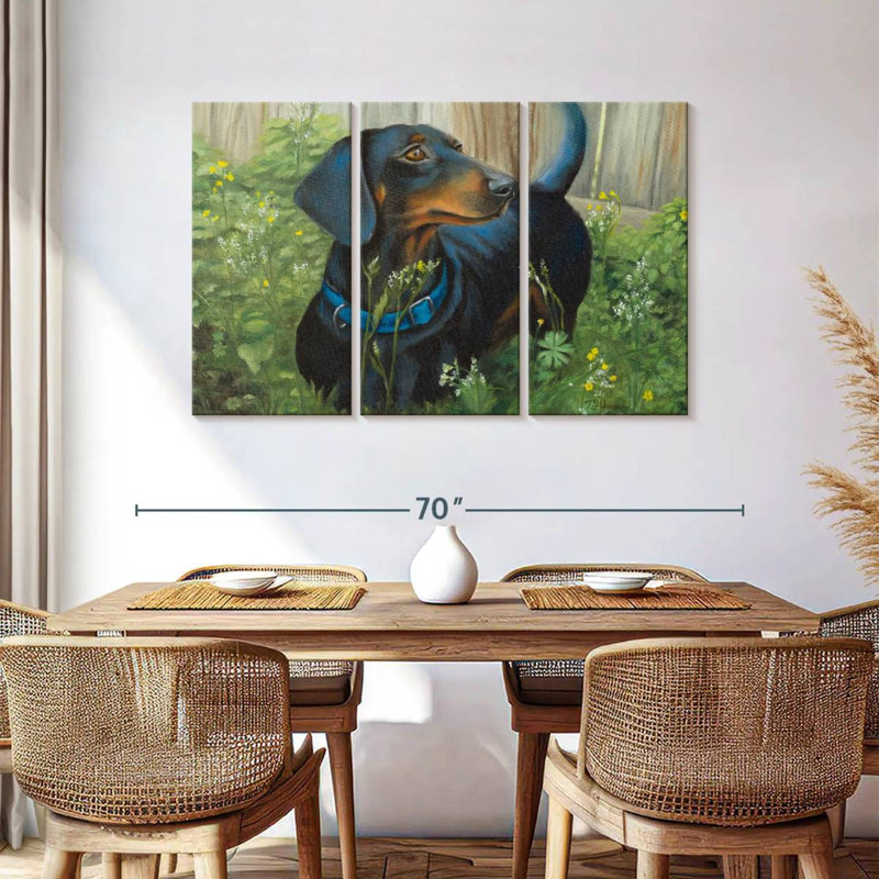 Brampt Dachshund, 36" H x 57" W