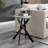 Chayton Modern Contemporary Glass and Square Small Table - Sofa Side Table-583819194