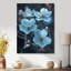 Monochromes bleus, paix, cornouiller fleur II - cornouiller, art mural-945037229-945037234