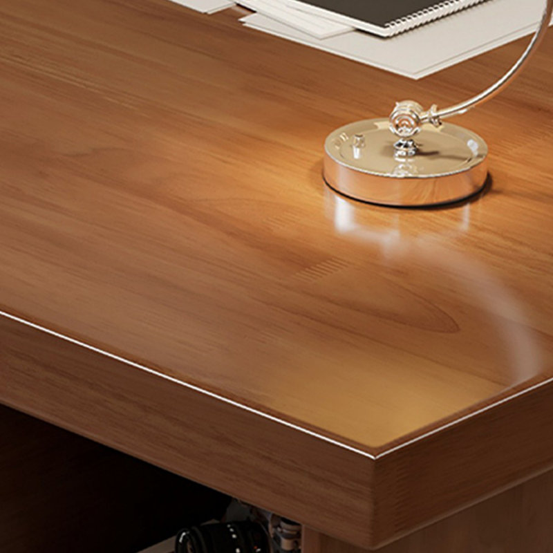 Walnut Rectangular Solid Wood desks, 29.53" H x 70.87" W x 31.5" D