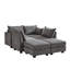 Canapé-lit modulaire moderne avec repose-pieds modulaire Sectiona-1712607168