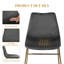 Chaise d'appoint rembourrée en velours de style Mid-Century pour salle à manger et salon-89099959
