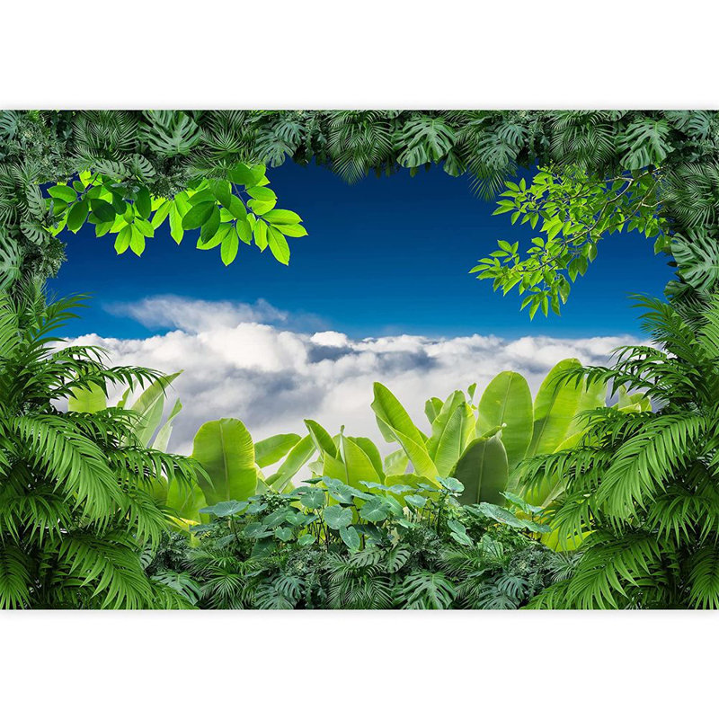 Murale tapisserie Jungle Leaf, L 100 po x l 144 po