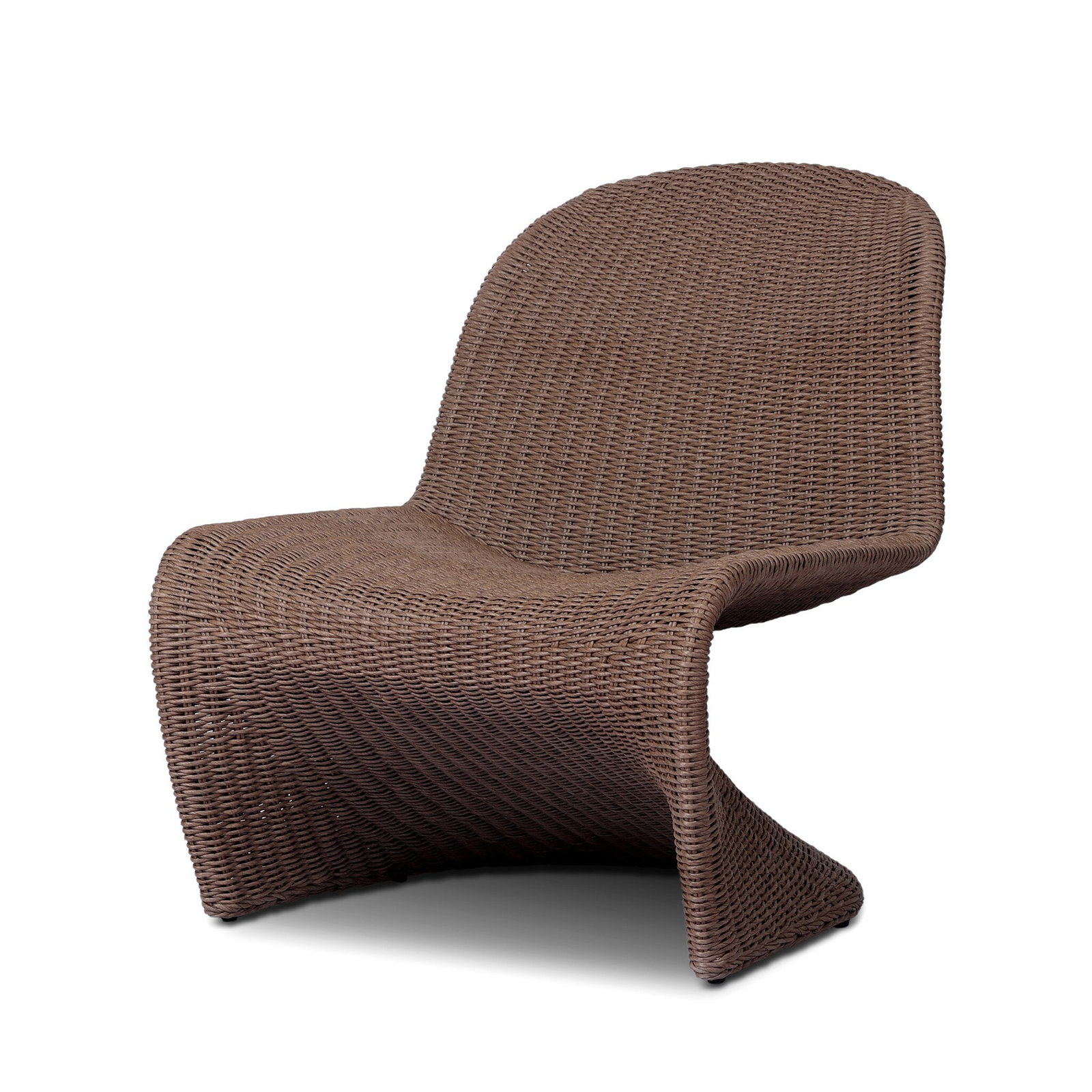 Daughtery Patio Chair, Walnut