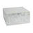 Capiz Shell Square Box Tiled Pattern Natural 12x12x6"