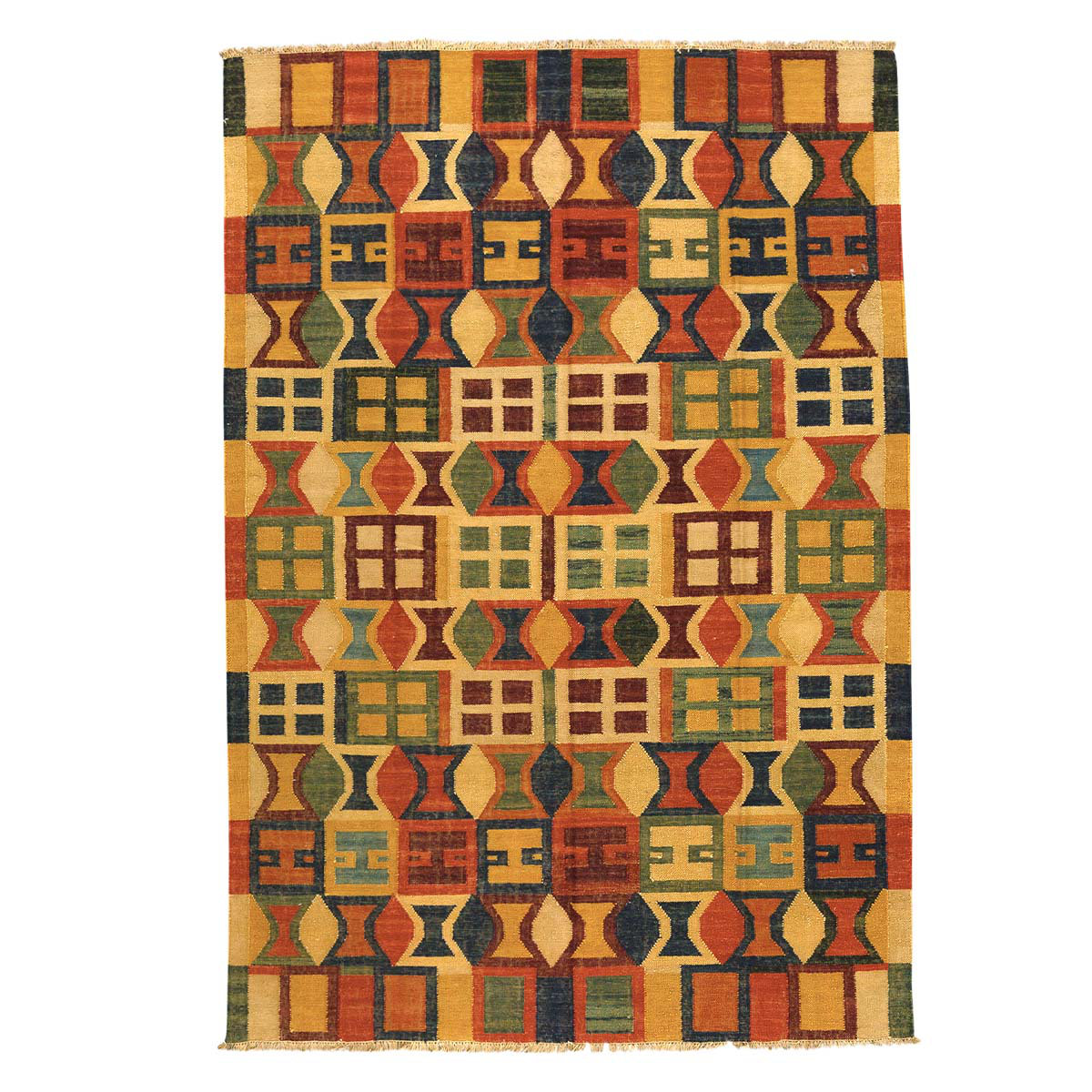 Bokara Rug Co., Inc. Geometric Rectangle 6'2