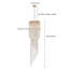 Luminaire suspendu en forme de lustre en spirale en cristal E12