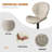 19.29" Bar Stools Modern Swivel Bar Chairs, Barstools Counter Height with High Backrest, Easy 3-5 Minute Assembly for Bar, Kitchen, Dining Room-1899866519-1896538266