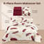 Ensemble de literie et de rideaux matelassés 9 pièces bourgogne et doré, couvre-lit élégant Boho avec 6 panneaux de fenêtre filtrant la lumière et 2 taies décoratives, couvre-lit en microfibre facile d'entretien, animaux de compagnie-121273323