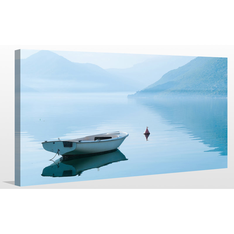 « lake wonders », reproduction de photo sur toile tendue, H 18 po x l 30 po x P 1 po