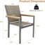 Stacking Patio Dining Armchair-701564302