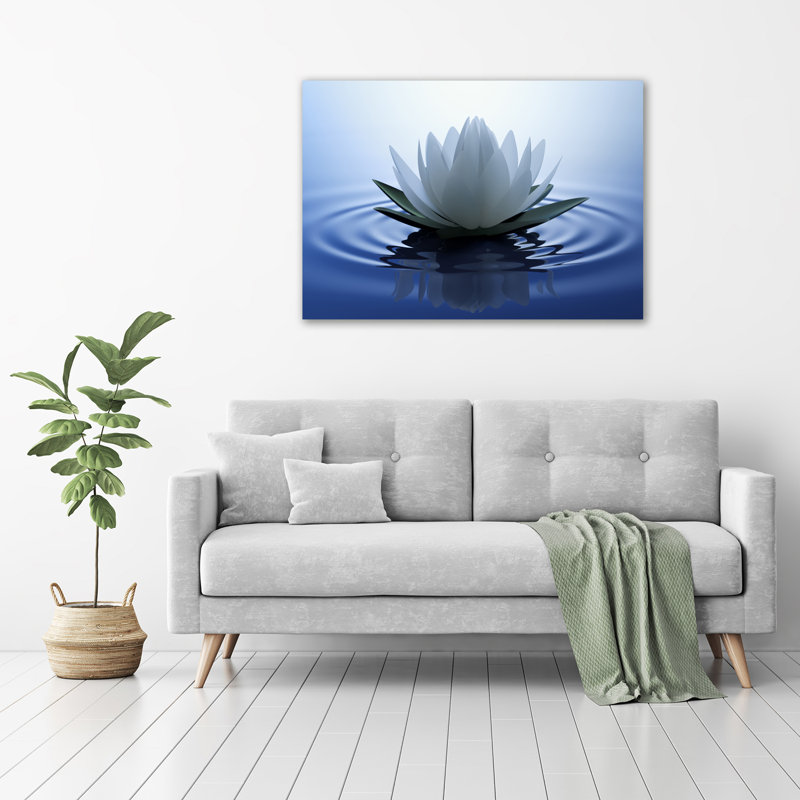 Water Lily - No Frame Print on Glass