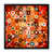 Impression noire sur toile encadrée sélectionné