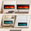 Symple Stuff Black Electric Fireplace with 5652 BTU-183325900