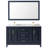 Daria 60'' Double Bathroom Vanity with Carrara Marble Top-97959595-97959597-97959601