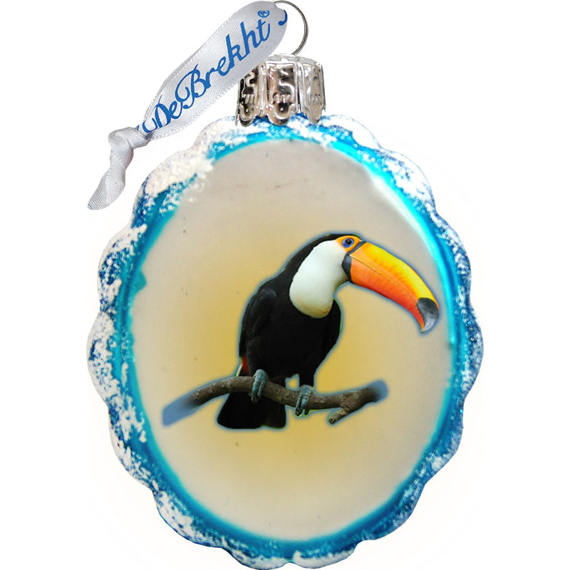 Toucan Keepsake Holiday Shaped Ornament