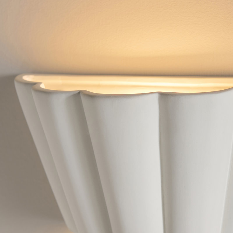 Ceramic Flush Mounted Sconce