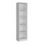 Platte 3 Piece Living Room Set With 3 Bookcases, White-2134308971