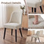 Chaise d'appoint rembourrée en bois massif Bremment-725599086
