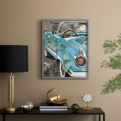 Thunderbird Framed Print - Solid Wood