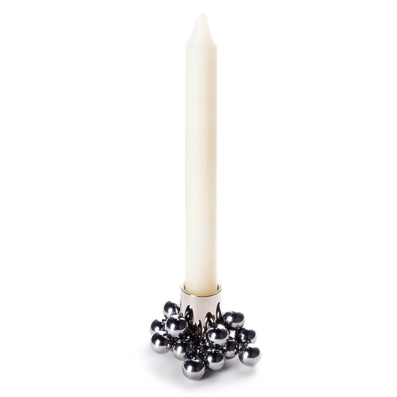 Petite chandelles en acier inoxydable à bulle magnétique