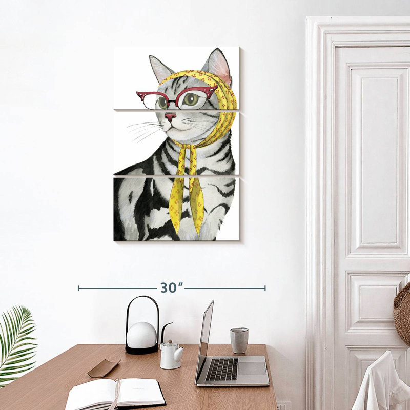 Brampt Cool Cat III, 32" H x 20" W