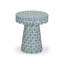 Table d'appoint Lady Blue Ribbon Capiz Shell