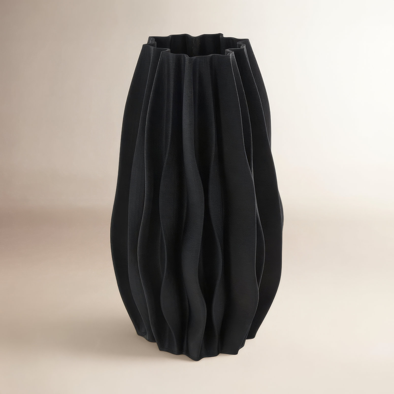 Bella Ceramic Table Vase, 14" H x 7.8" W x 7.8" D