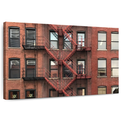 Lilie Chicago Apartment Fire Escape Stairs