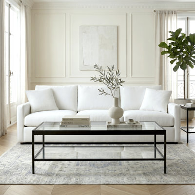 Alexis Four Leg Coffee Table with Storage