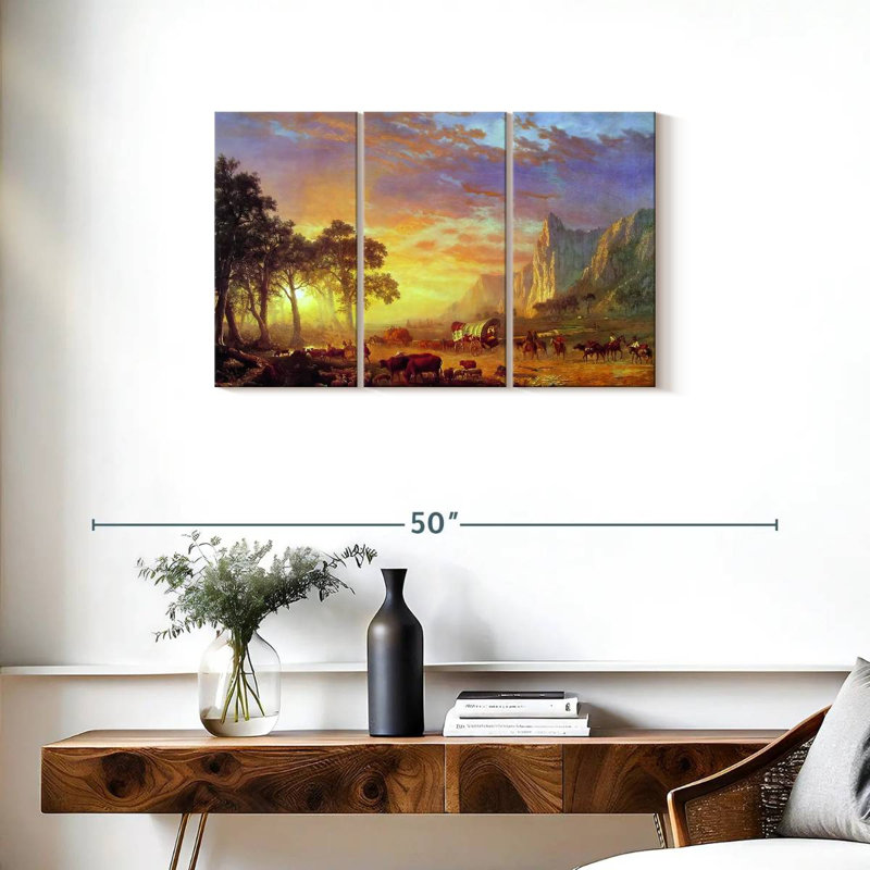 Lelar The Oregon Trail 1869, 20" H x 33" W