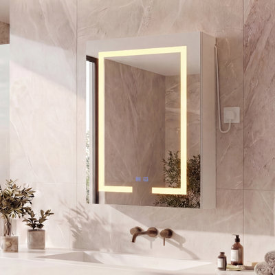 Glass Wall Bathroom Cabinet