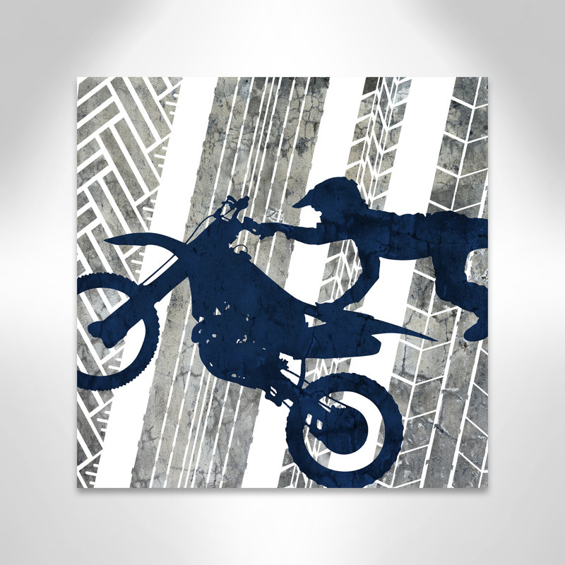 «Juvenile Motocross Motocross 2», art sur toile, H 24 po x l 24 po x P 1,5 po