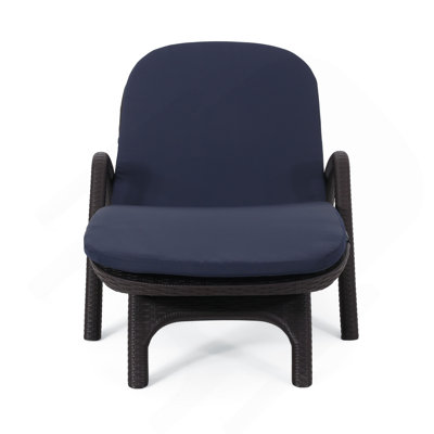 Chaise longue avec coussin