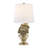 20" Gold Resin Doodle Table Lamp With Hat And Suit And Linen Shade-491619267-491619266