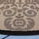 Arneshia Damask Sand/Black Area Rug