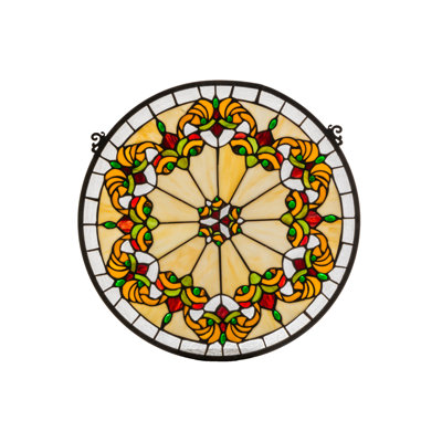 18"W X 18"H Middleton Stained Glass Window