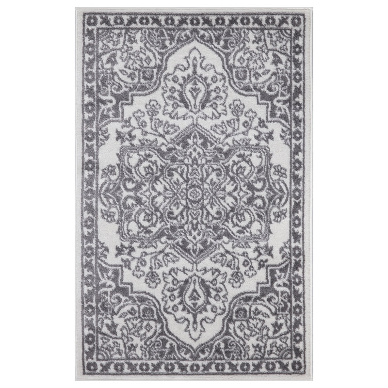 Emmaleen ivoire marocain sans médaillon ivoire, Rectangle 2 pi 7 po x 4 pi 1 po