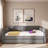 Upholstered Daybed With Usb And Trundle-1797229370