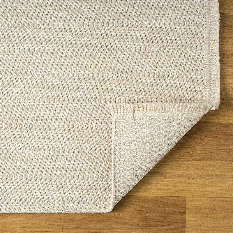 Modern Farmhouse Zigzag Area Rug, Rectangle 8' x 10'