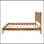 Tête de lit en bois grand format Digrazia avec tête de lit en cuir végétalien tissé à la main-856630055