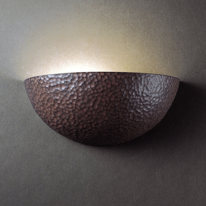 Demi-lune à 1 lumière à intensité variable Maart, Fer martelé