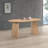 Racetrack Oval Dining Table with Double Pedestal Base-1182661236